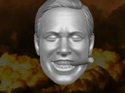 Hannibal The A Team fan art kit 3D printable For Action Figures 3D print model