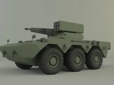 AVC Mk1 military vehicle 3D model