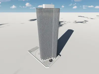 Harbor Point Building Chicago 3D model