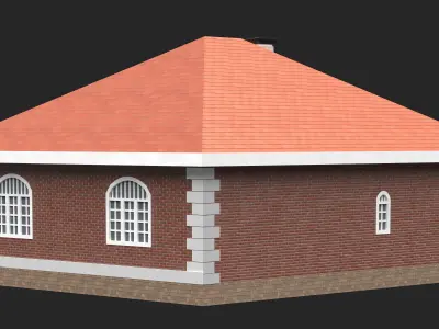 Onestory private house 3D model