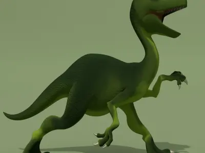 Rigged Dinosaurs Collection 3D model