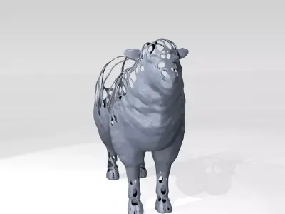 Sheep Dust Voronoi 3D model