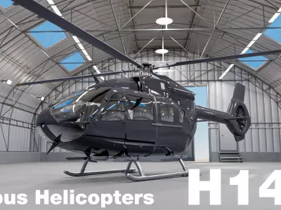Airbus Helicopter H145 3D model
