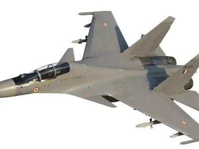 Su-30 MKI 3D model