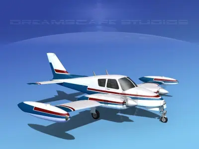 Cessna 310 V02 3D model