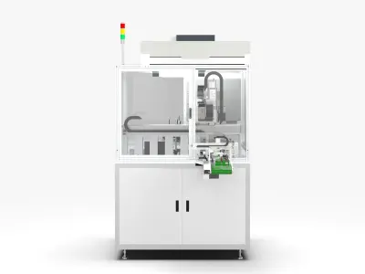 Automatic Mobile Phone LCD Screen Assembly Line 3D model