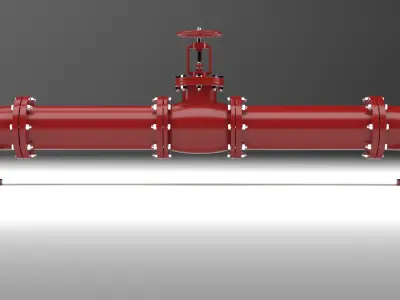 Industrial Pipes Collection High Quality 3D model