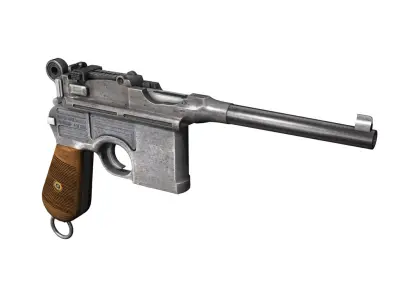 Mauser C96 Broomhandle  3D model