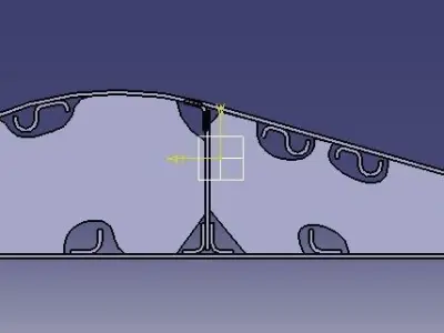 airfoil cad model Free 3D model