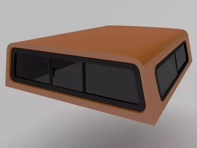 Camper Shell 1 Free 3D model