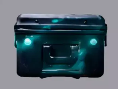 Futuristic Health Pack Energy Loot Box Low-poly 3D model