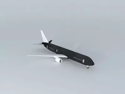 Template - Boeing 767-300 Free 3D model