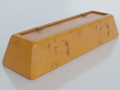 Resources Pack - Ingots Low-poly 3D model