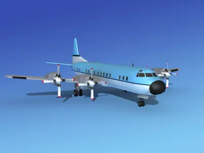 Lockheed L-188 Electra HP Corporate 3 3D model