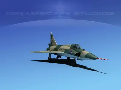 Convair F-102 Delta Dagger V03 USAF 3D model