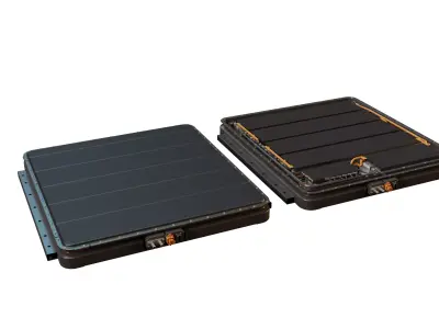 Electric Car Battery02 3D model