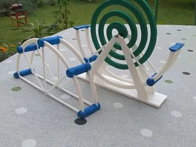 London eye mosquito coil holder 3D print model