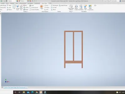 Outdoor Bird Cage Frame 3D print model
