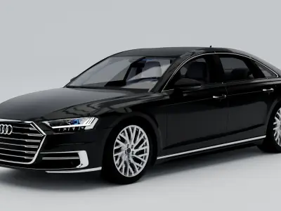 2017 Audi A8  Free 3D model