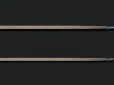 Medieval Partizan Spear Low-poly 3D model