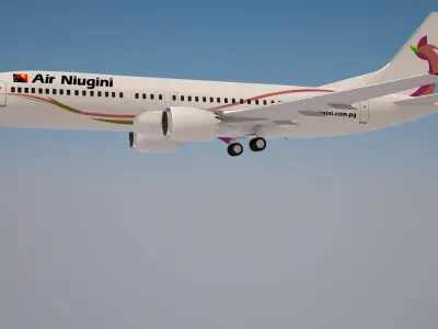 Air Niugini Boeing 737 MAX - 8 3D model