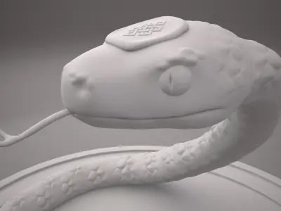 Snake - Lunar Year 3D Printable 3D print model
