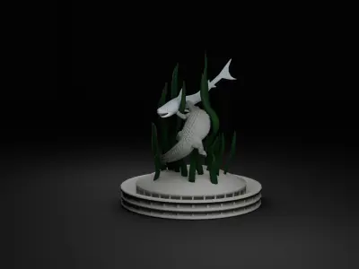 Surabaya Statue 3D model
