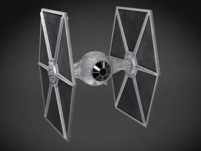 Star Wars TIE-Fighter v1 3D model