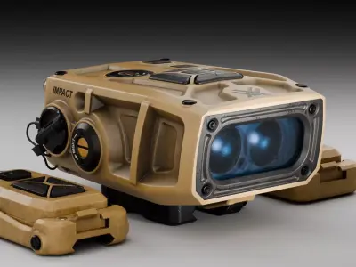 Rangefinder Vortex Impact 4000 Rail Low-poly 3D model