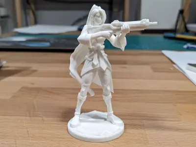 Pulse Shogun Tactical Ronin Pin Up 3D Figure STL 3D print model