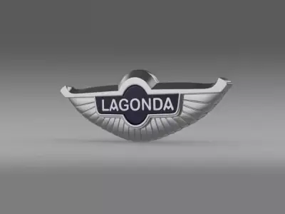 Lagonda 3d logo 3D model