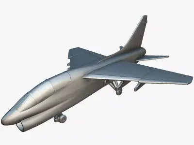 Vought LTV TA-7C Corsair II - 3D Printable Model 3D print model