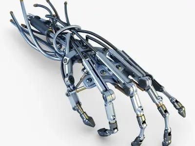 Robotic hand v 2 3D model