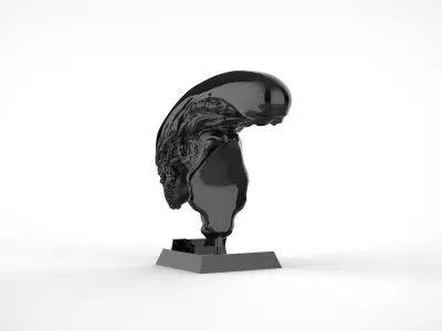Alien Xenomorph Bust 3D print model