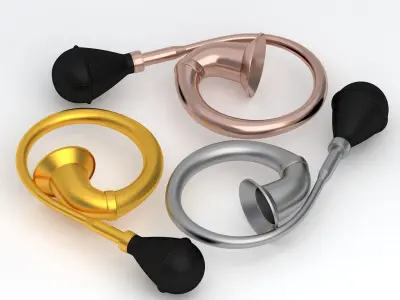 Vintage Vehicle Horn Collection 3D model