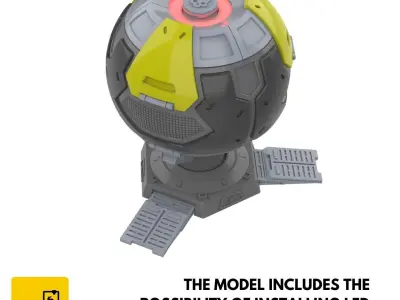 Stratagem Beacon - Helldivers 2 -STL OBJ CAD - Commercial Use 3D print model