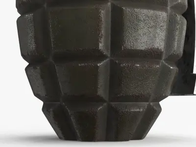 Hand Grenade Collection Low-poly 3D model