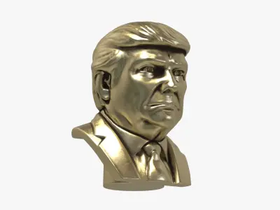 D-J-Trump Bust 3D model