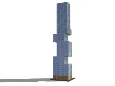 Commercial high-rise 04 3D model
