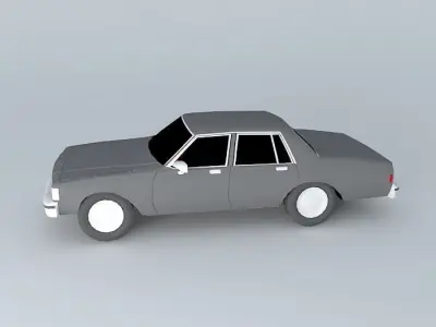 3 Wheel Caprice Free 3D model