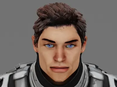 TROOPER  rigged - animated character 3D model