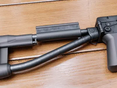 SVDK rifle Low-poly 3D model