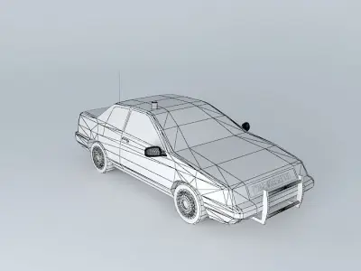 Aero Sportage (Police Interceptor) Free 3D model