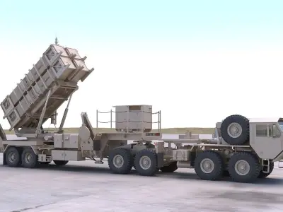 Patriot  M901 Launching Station 3D model