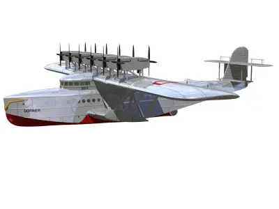 Dornier D ox 3D model