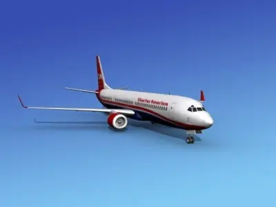 Boeing 737-900ER Charter America 3D model