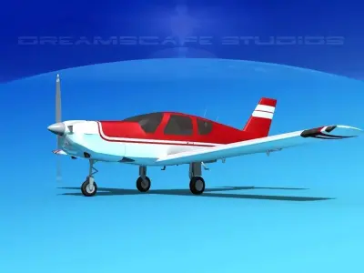Socata TB-20 Trinidad V05 3D model
