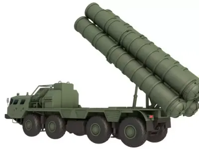 S-300 Russian SAM System 3D model
