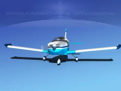 Zlin Z 242 V04 3D model