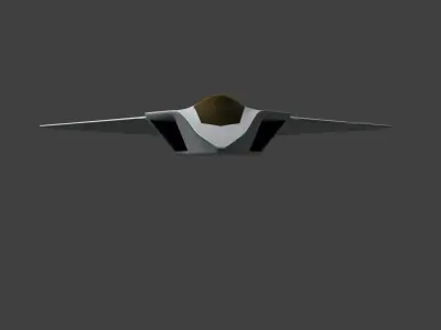 Sixth generation stealth fighter Light and Smart 3D model